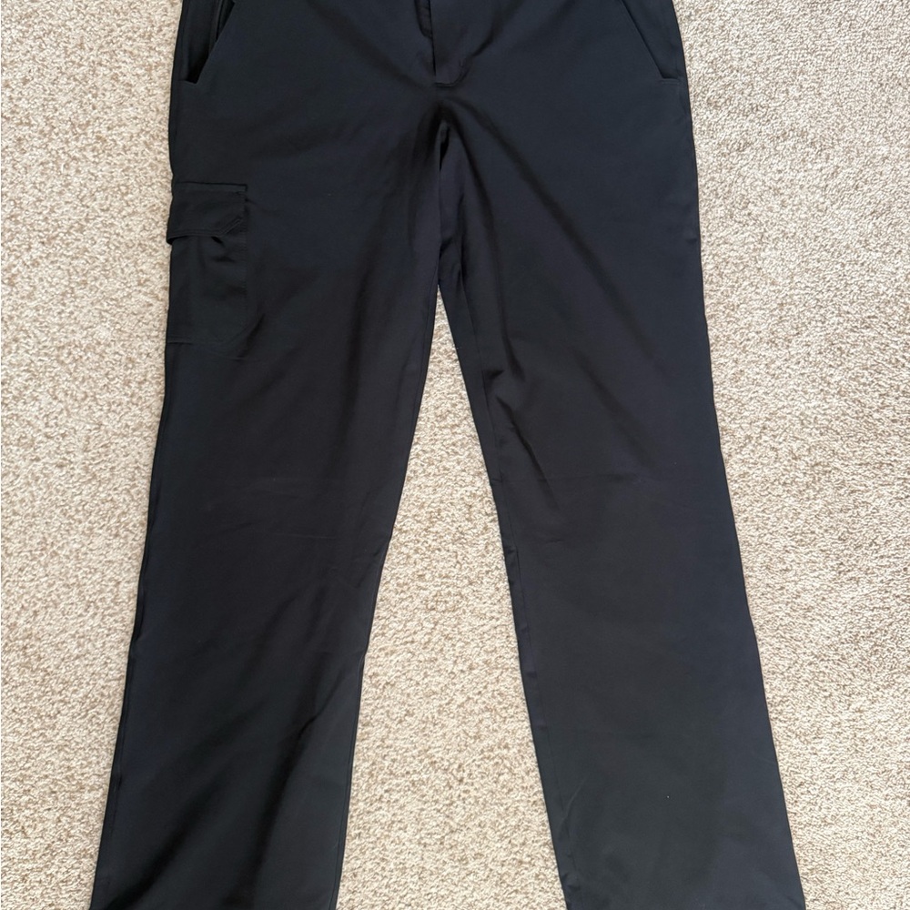 Eddie Bauer Women’s Fleece-Line Black Cargo Pants
